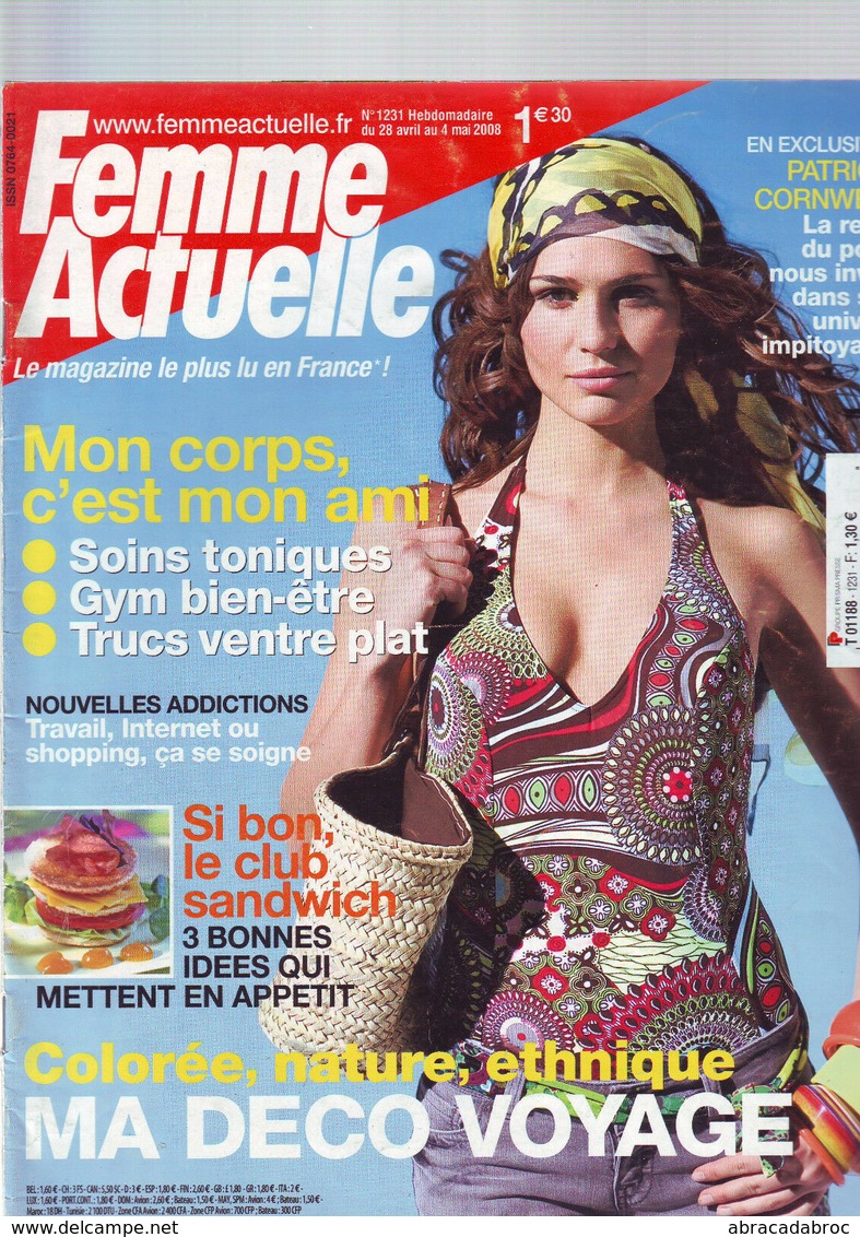 FEMME ACTUELLE DU 28 Avril 2008 / Numero 1231 - Medicina & Salute