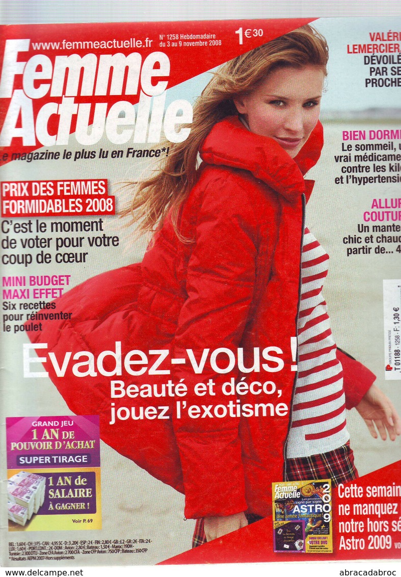 Femme Actuelle 1258 - Novembre 2008 - Médecine & Santé