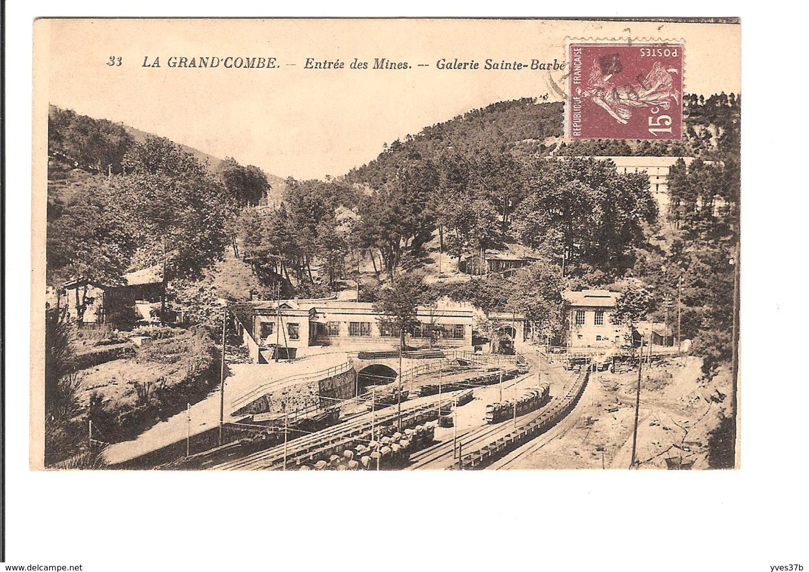 LA GRAND'COMBE - Entrée Des Mines - Galerie Sainte-Barbe - La Grand-Combe