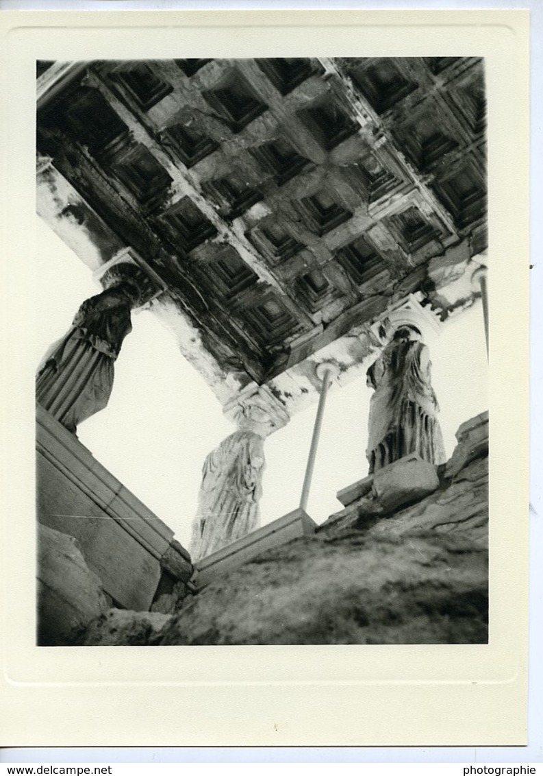 Tunisie Carthage Etude Architecture Statues Plafond Ancienne Photo Leon Lemaire 1935 - Afrique