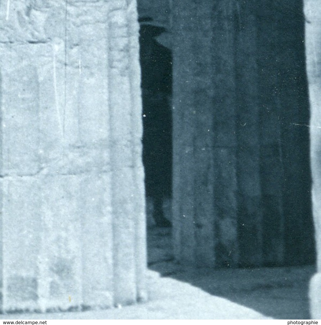 Tunisie Carthage Etude Architecture Colonnes Ancienne Photo Leon Lemaire 1935 - Afrique