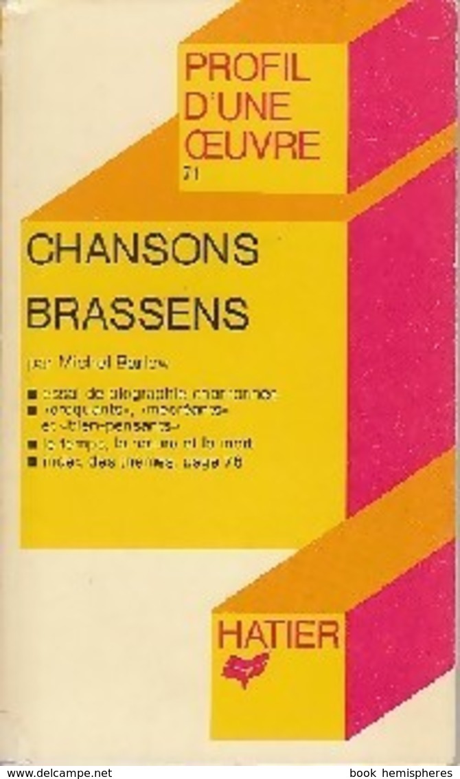 Chansons De Brassens De Michel Barlow (1981) - Musik