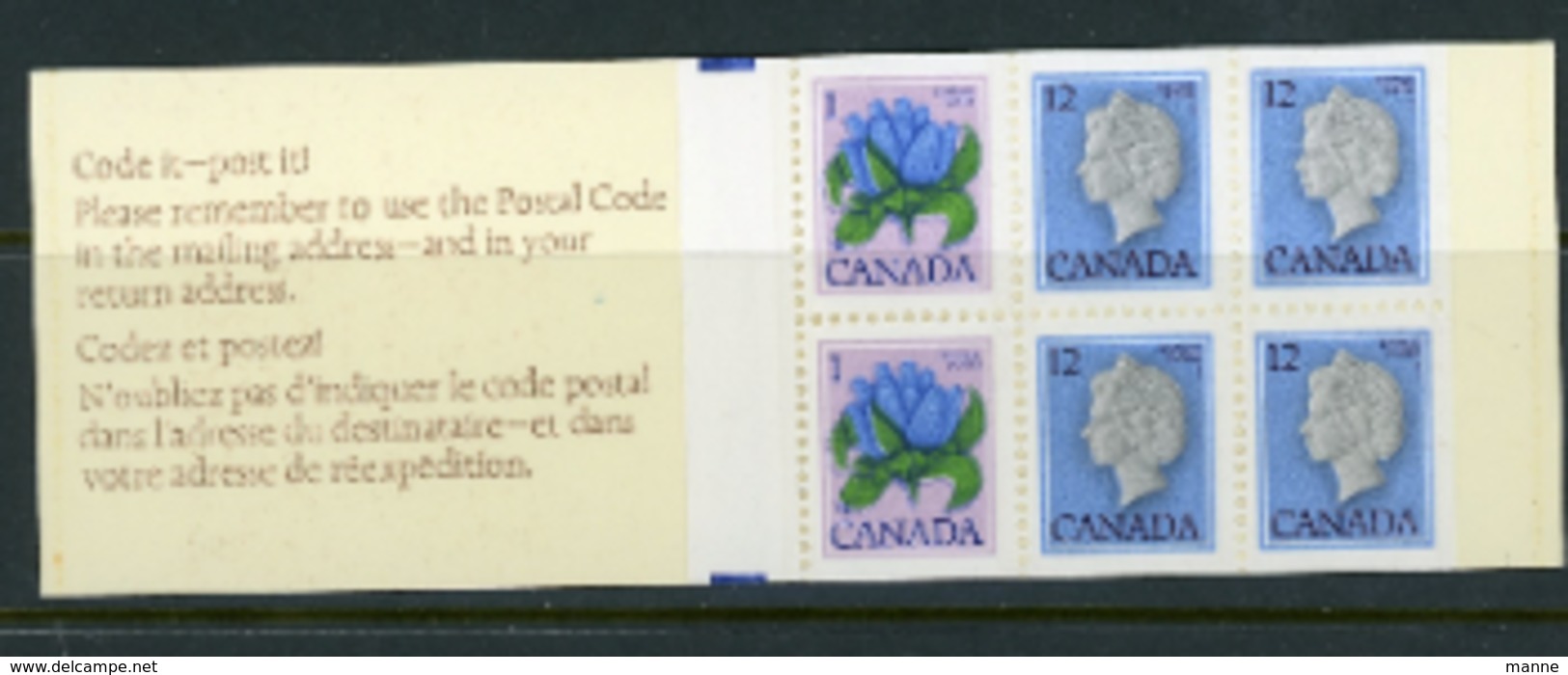 Canada 1970 Booklet - Unused Stamps