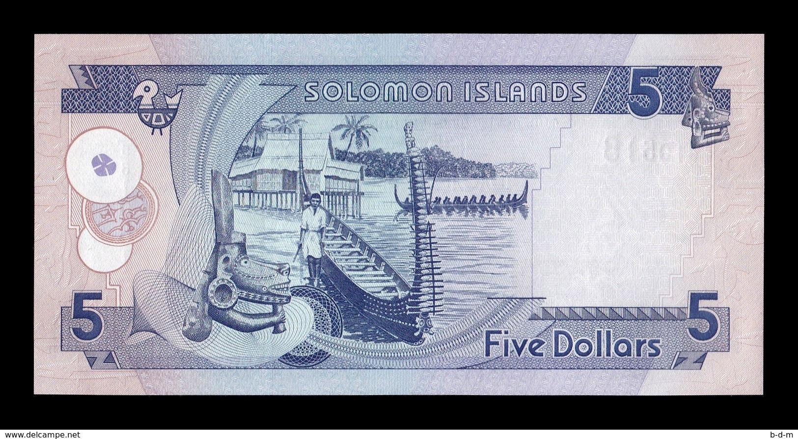 Islas Salomon Solomon 5 Dollars 2012 Pick 26 New SC UNC - Solomon Islands