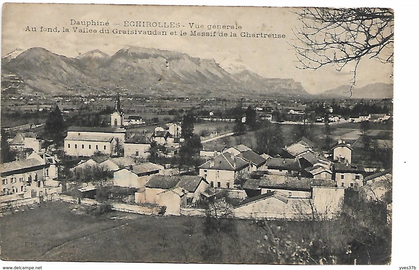 ECHIROLLES Vue Générale, Au Fond, La Vallée Du Graisivaudan - Echirolles