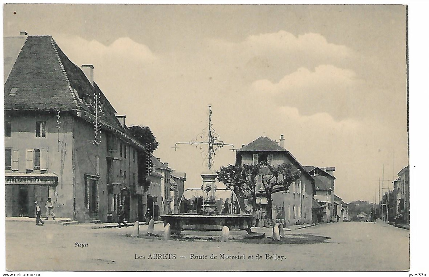 LES ABRETS - Route De Morestel Et De Belley - Les Abrets