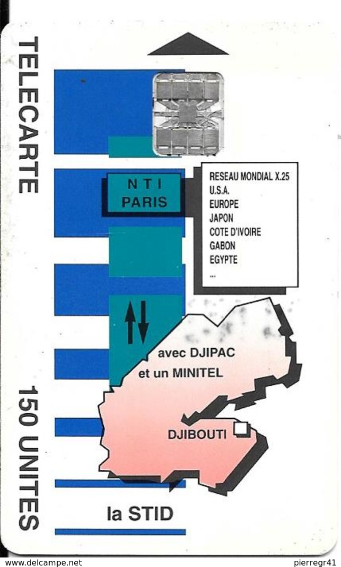 CARTE-PUCE-OPT-DJIBOUTI-150U--SC7-La STID-V° N° C 49146392-TBE - Dschibuti