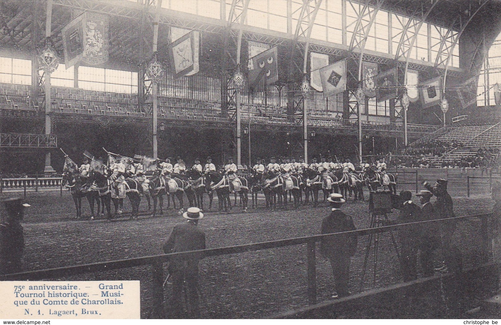 Bruxelles, 75e Anniversaire - Grand Tournoi Historique - Musique Du Comte De Charollais (pk68366) - Feesten En Evenementen