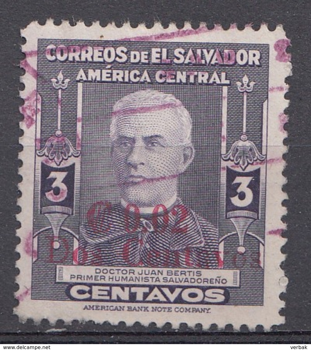 El Salvador 1952  Mi.nr: 684 Mit Aufdruck  Oblitérés - Used - Gebruikt - Salvador