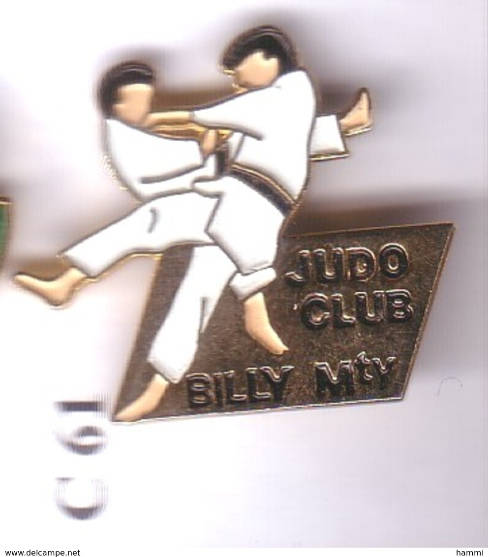 C61 Pin's Judo BILLY Mty Billy-Montigny PAS De CALAIS Achat Immédiat - Judo