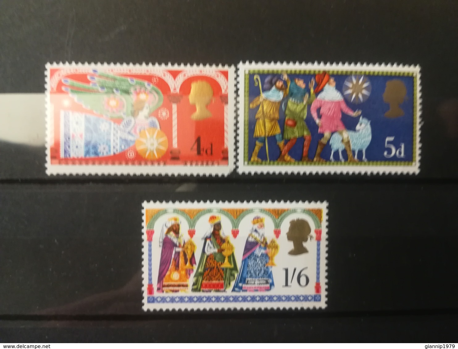 FRANCOBOLLI STAMPS GRAN BRETAGNA GREAT BRITAIN 1969 MNH** NUOVI SERIE COMPLETA COMPLETE NATALE CHRISTMAS NOEL - Nuovi