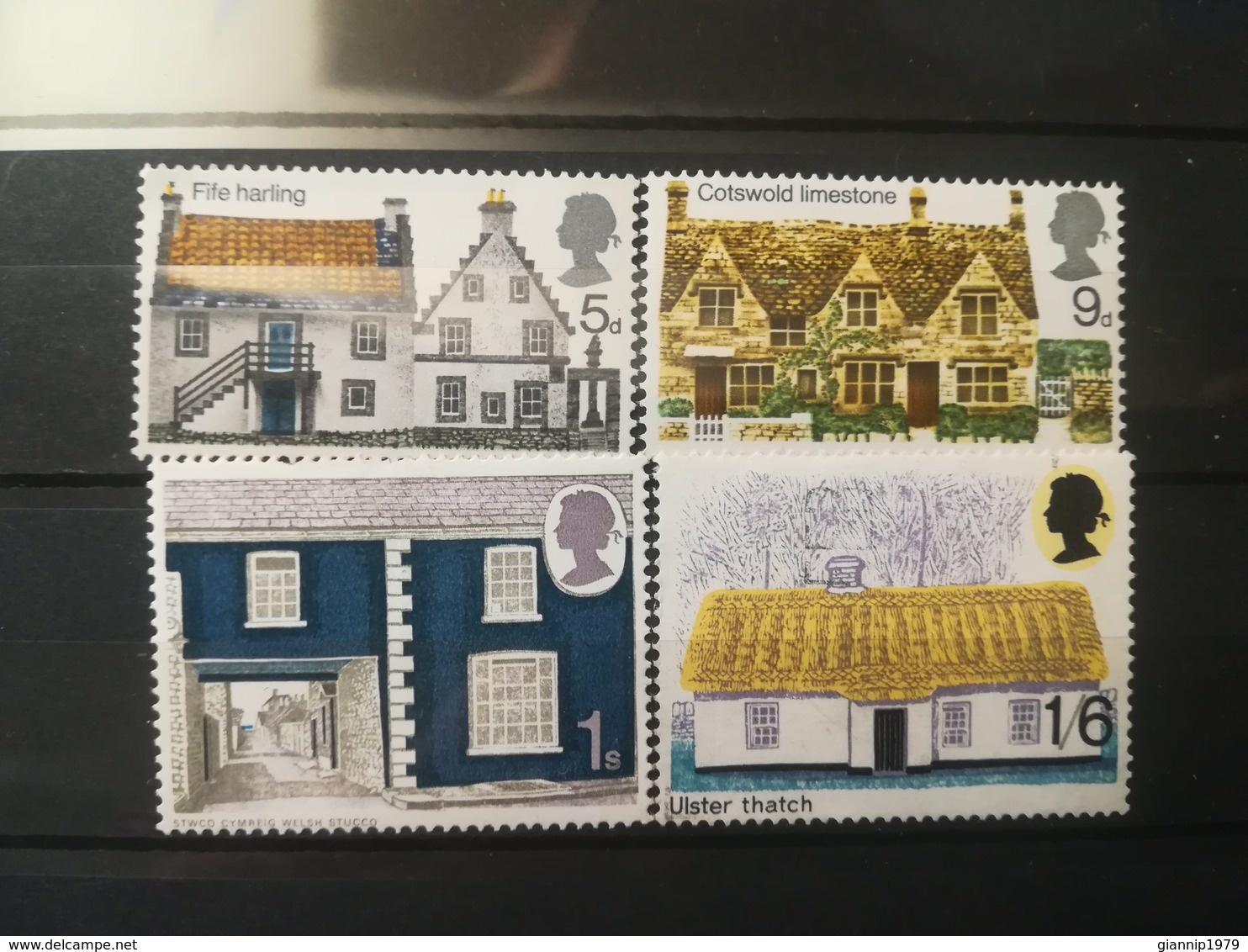 FRANCOBOLLI STAMPS GRAN BRETAGNA GREAT BRITAIN 1970 MNH** NUOVI SERIE COMPLETA COMPLETE ARCHITETTURA RURALE - Nuovi