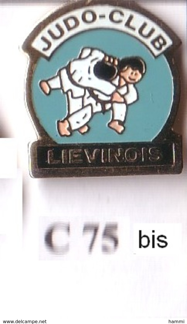 C75 Pin's JUDO LIEVIN LIEVINOIS  Pas-de-Calais Achat Immédiat - Judo