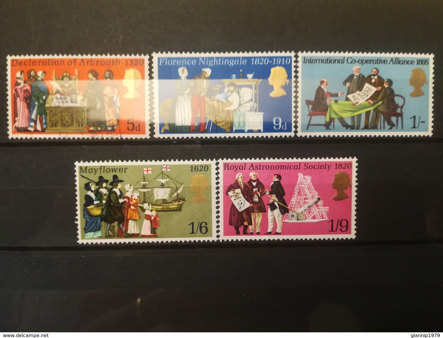 FRANCOBOLLI STAMPS GRAN BRETAGNA GREAT BRITAIN 1970 MNH** NUOVI SERIE COMPLETA COMPLETE ANNIVERSARI ANNIVERSARY - Nuovi