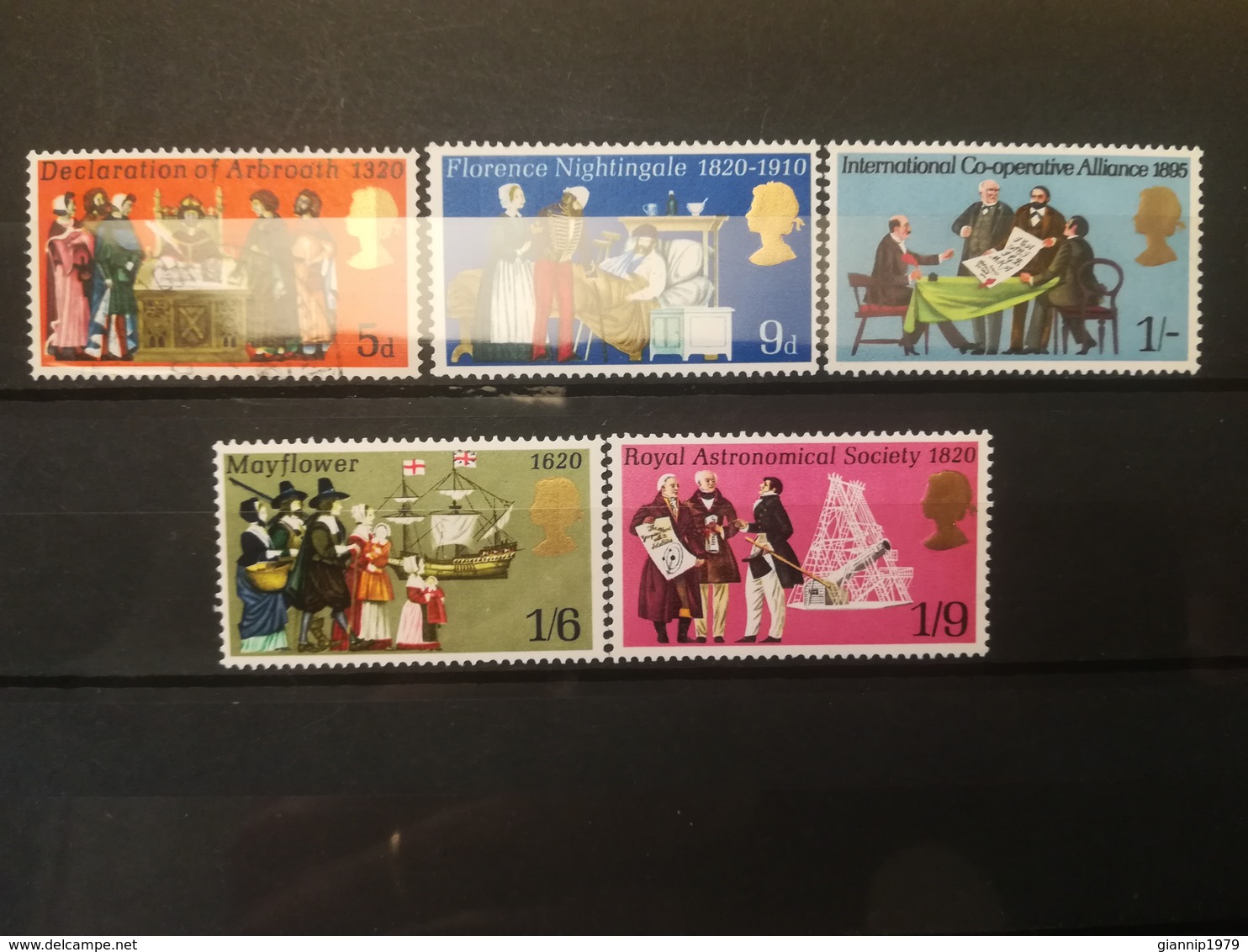 FRANCOBOLLI STAMPS GRAN BRETAGNA GREAT BRITAIN 1970 MNH** NUOVI SERIE COMPLETA COMPLETE ANNIVERSARI ANNIVERSARY - Nuovi