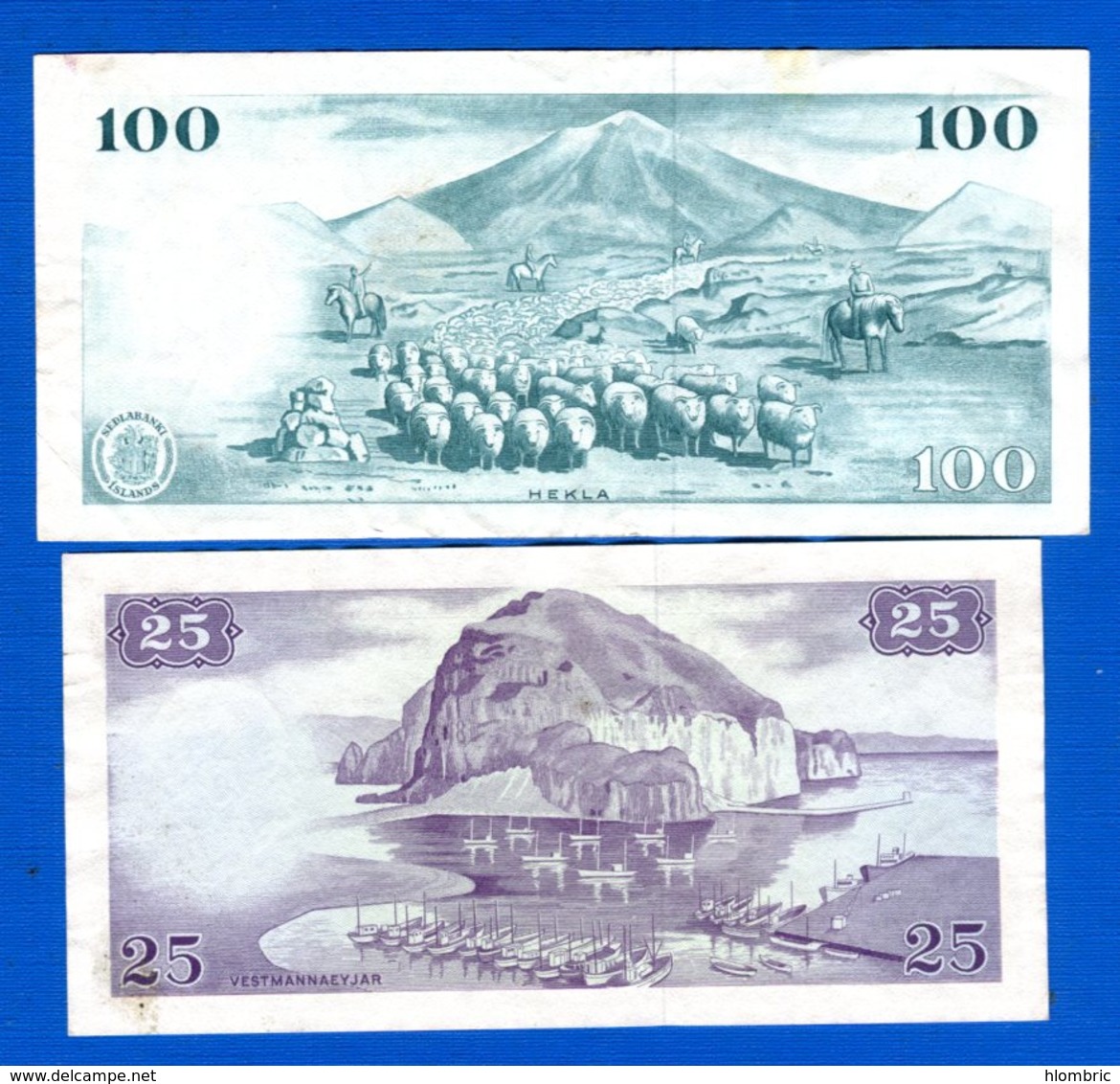 Islande  2  Billets - Islande