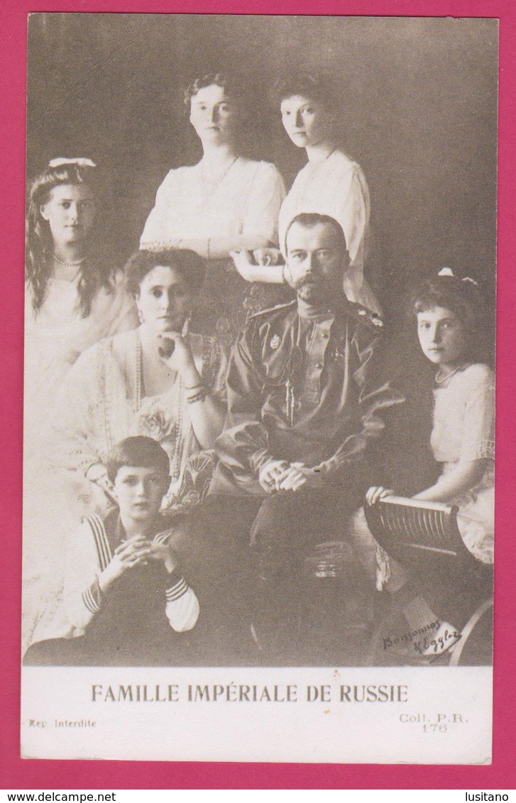 FAMILLE IMPÉRIALE DE RUSSIE Russia Imperial Family Romanov Nicolas II Tzar Czar ( REPRO ) - Königshäuser