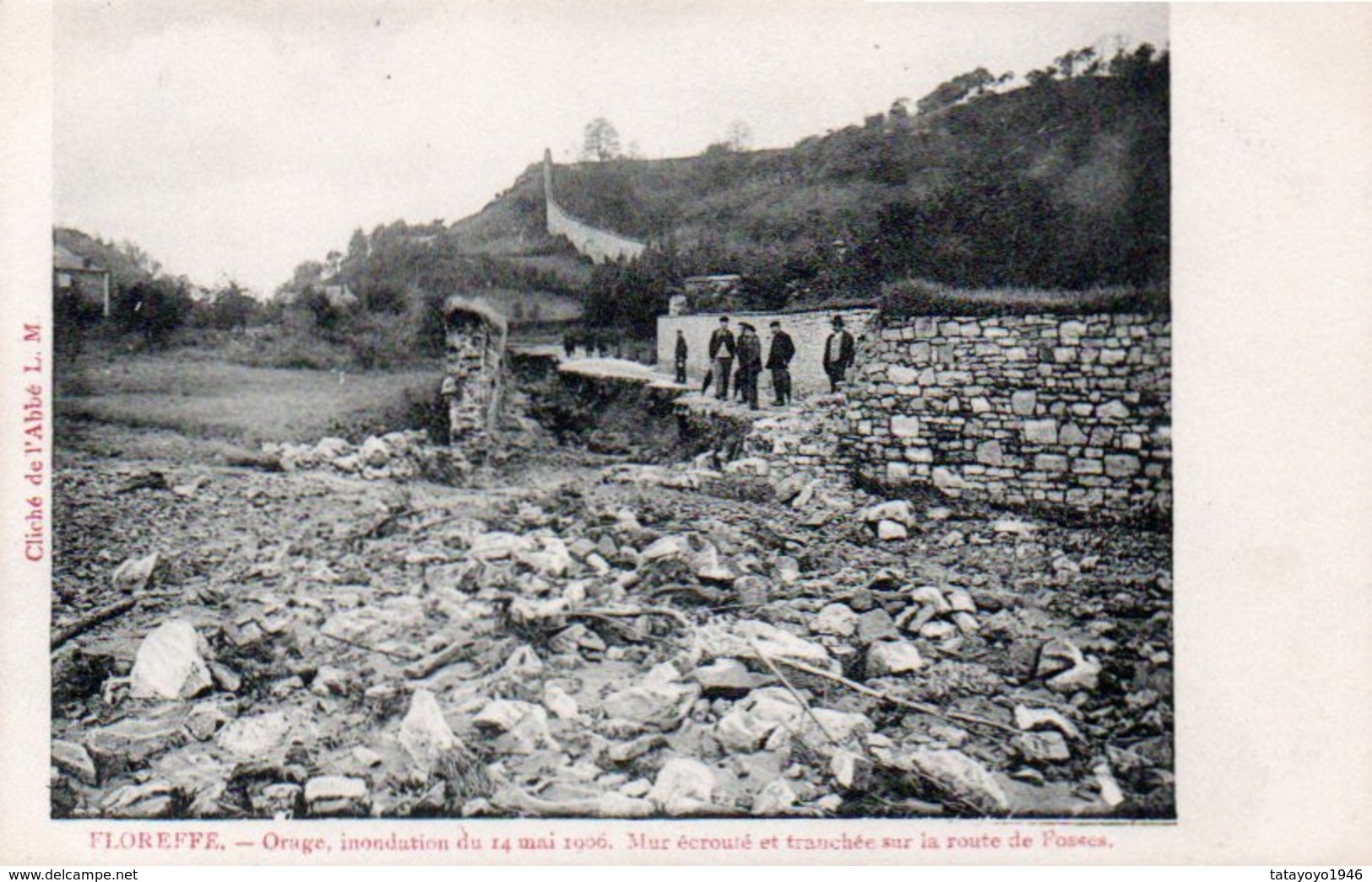 FLOREFFE  Orage  Inondation Du 14 Mai 1906 N'a Pas Circulé - Floreffe