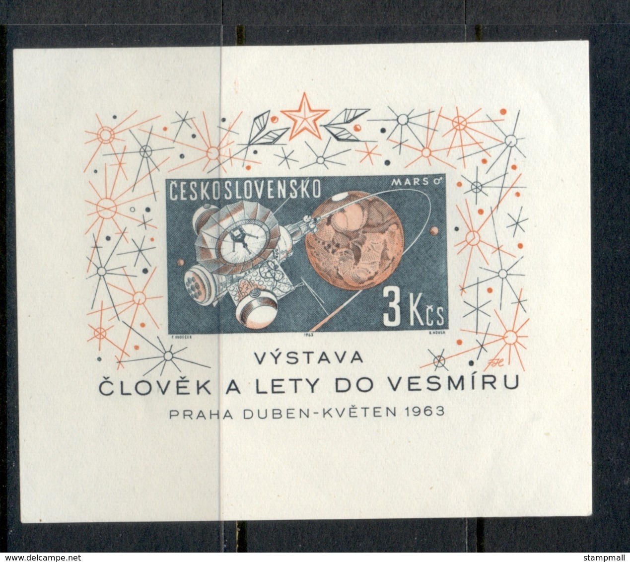 Czechoslovakia 1963 Space Research MS MLH - Nuovi