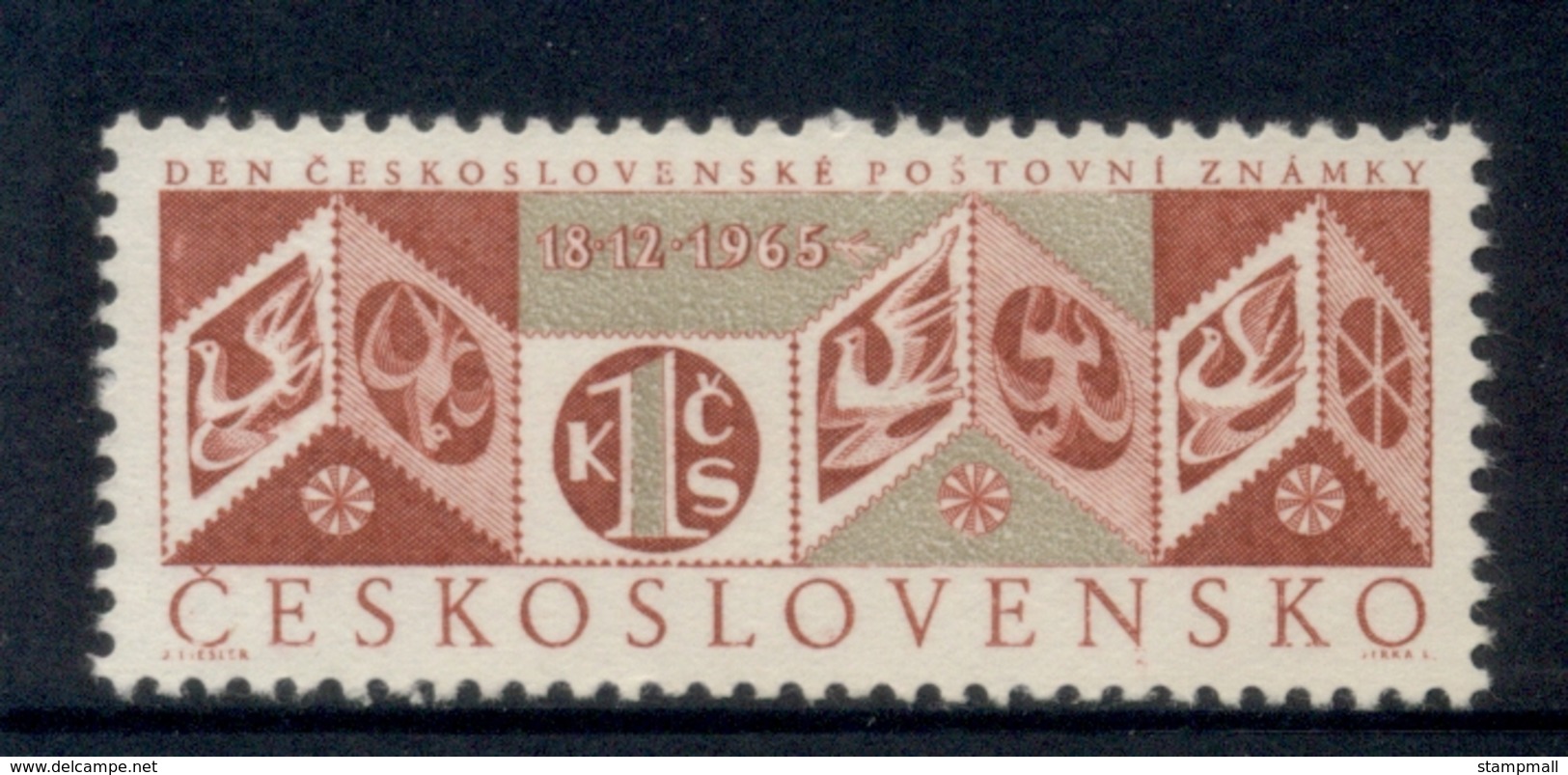 Czechoslovakia 1965 Stamp Day MLH - Ongebruikt