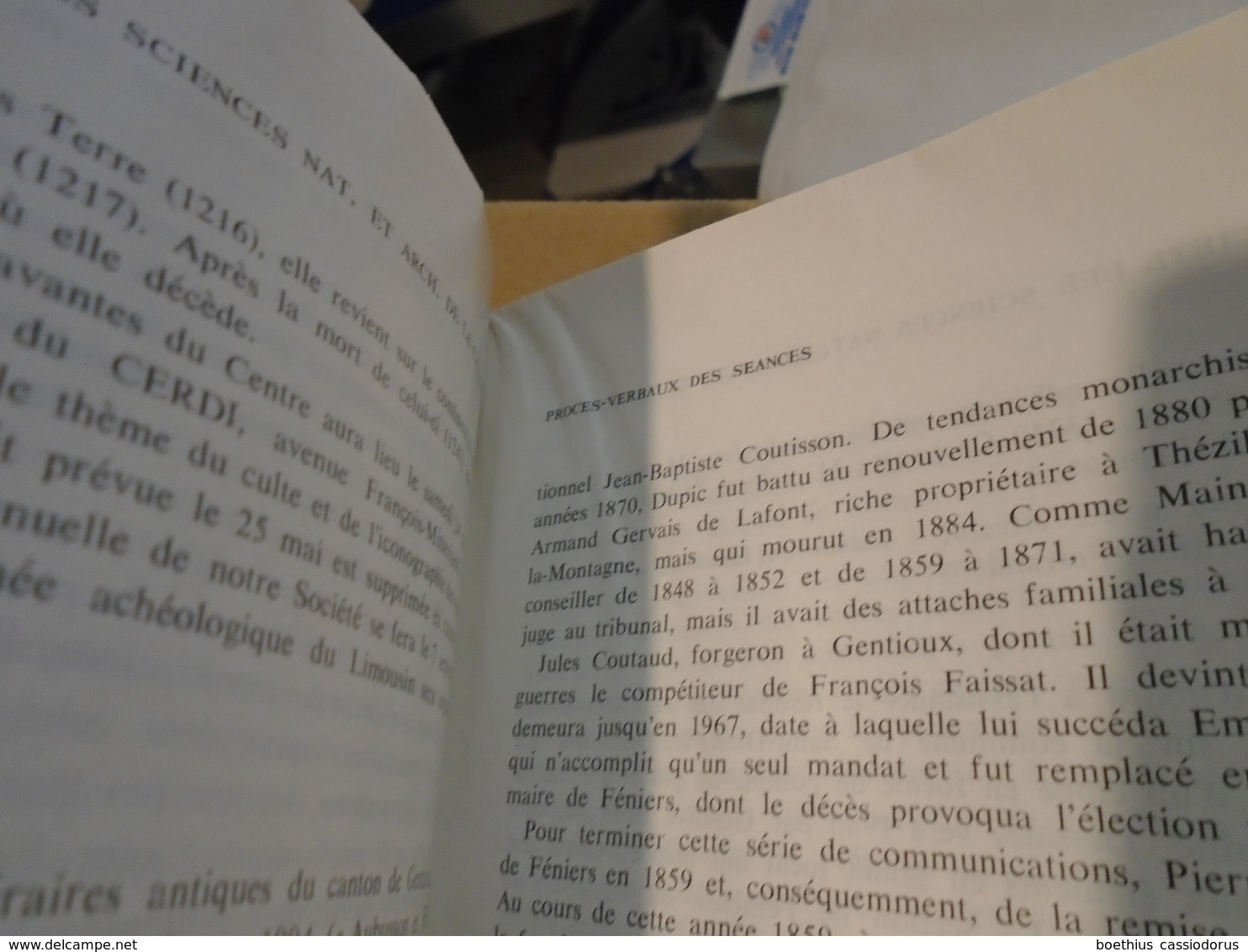 MEMOIRES SOCIETE SCIENCES NATURELLES ARCHEOLOGIQUES CREUSE TOME 46 2e FASC. 1997 (voir Sommaire En Photo). - Limousin