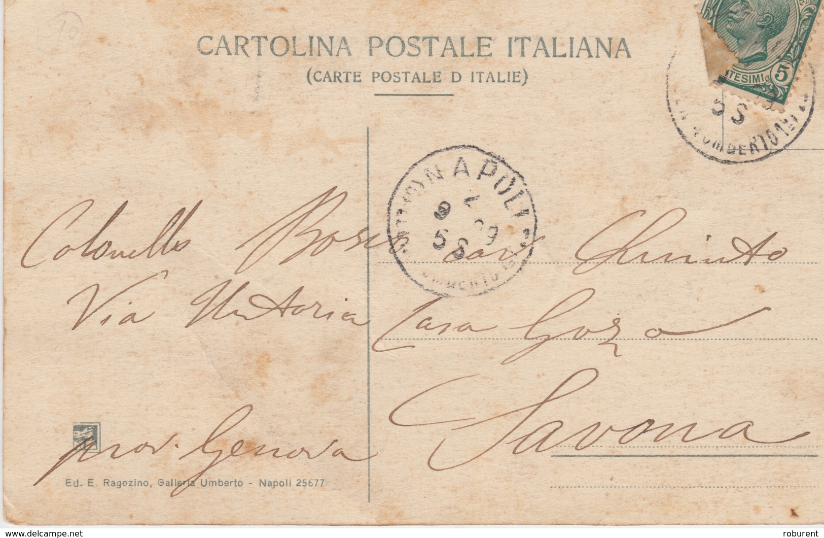 NAPOLI - CARRETTO SICILIANO -VIAGGIATA 1909 - Napoli