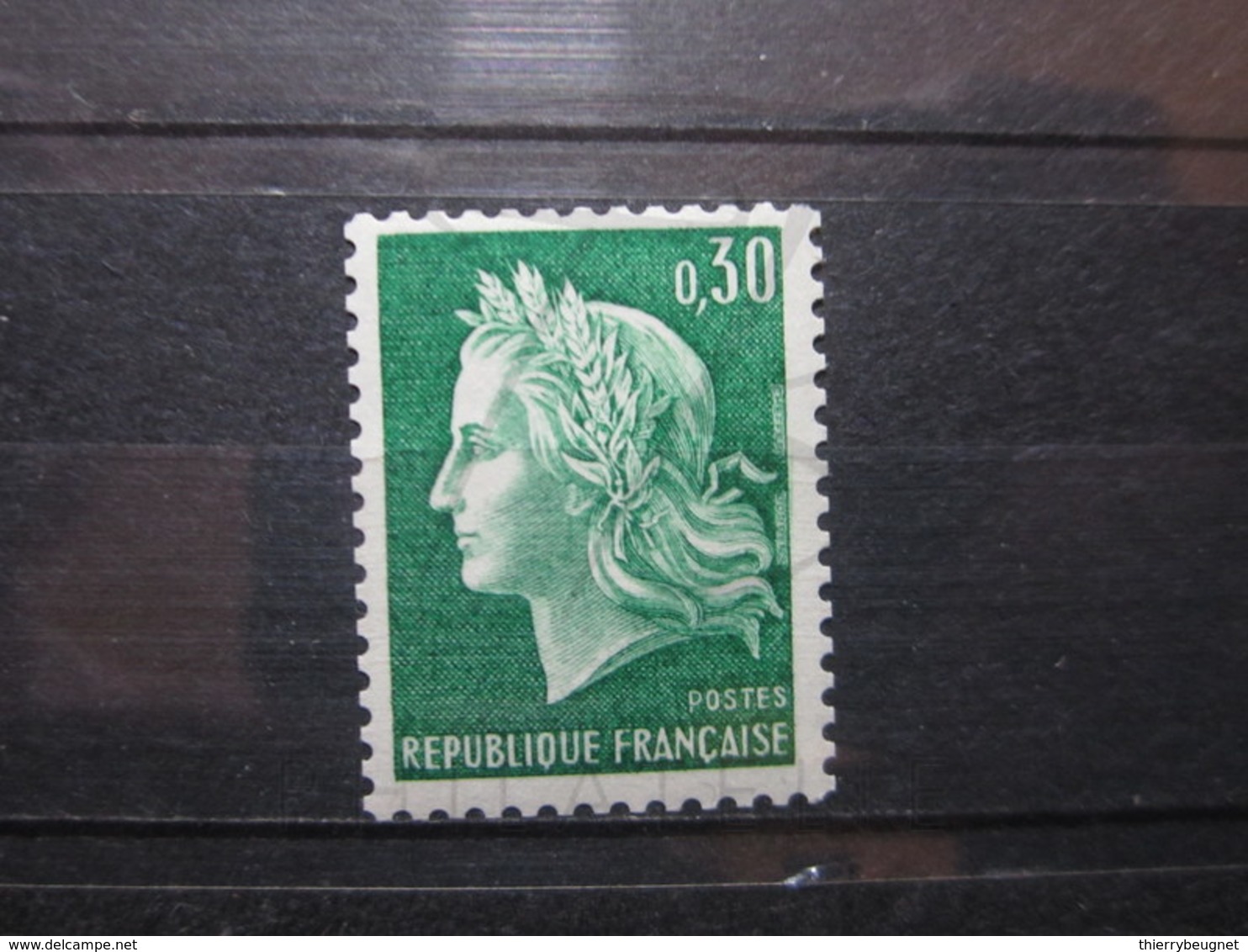 VEND BEAU TIMBRE DE FRANCE N° 1536Ab , XX !!! (b) - 1967-1970 Marianne De Cheffer