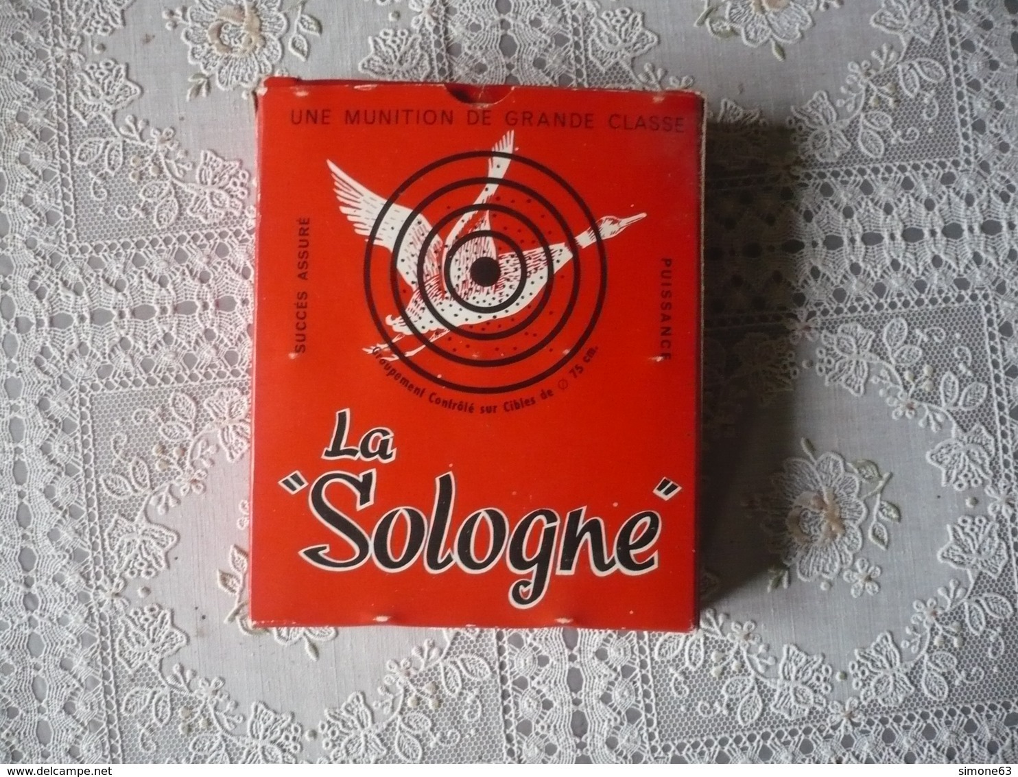 Boite  10 Cartouches  LA SOLOGNE  - Calibre 12 - Pour Collection - Vers 1963 - Armes Neutralisées