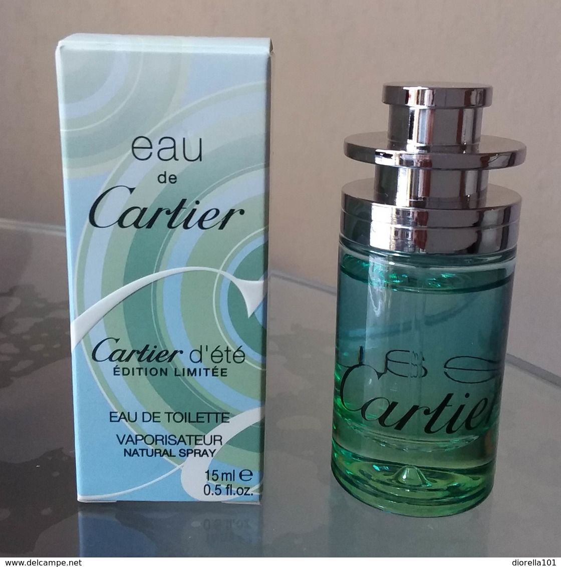 EAU DE CARTIER D' ETE - Edition Limitée - EDT VAPO 15 ML De CARTIER - Miniatures Femmes (sans Boite)