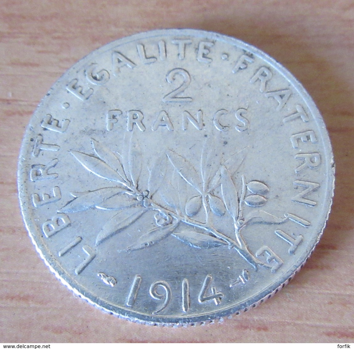 France - 5 Monnaies 2 Francs Semeuse Argent 1898 à 1914 - TB à SUP - Achat immédiat