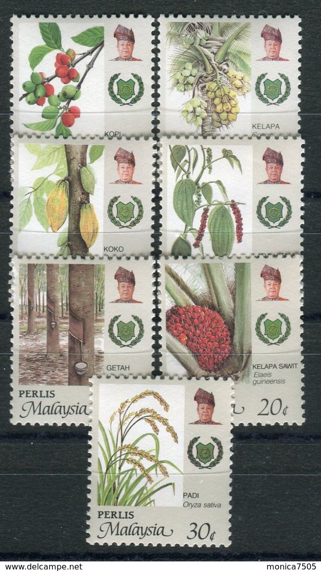 MALAYSIA - PERLIS ( POSTE ) Y&T N°  63/69  TIMBRES  NEUFS  SANS  TRACE  DE  CHARNIERE , A VOIR . - Malaysia (1964-...)