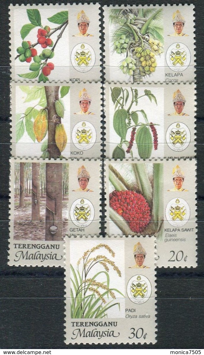 MALAYSIA - TRENGGANU ( POSTE ) Y&T N°  121/127  TIMBRES  NEUFS  SANS  TRACE  DE  CHARNIERE , A VOIR . - Malaysia (1964-...)