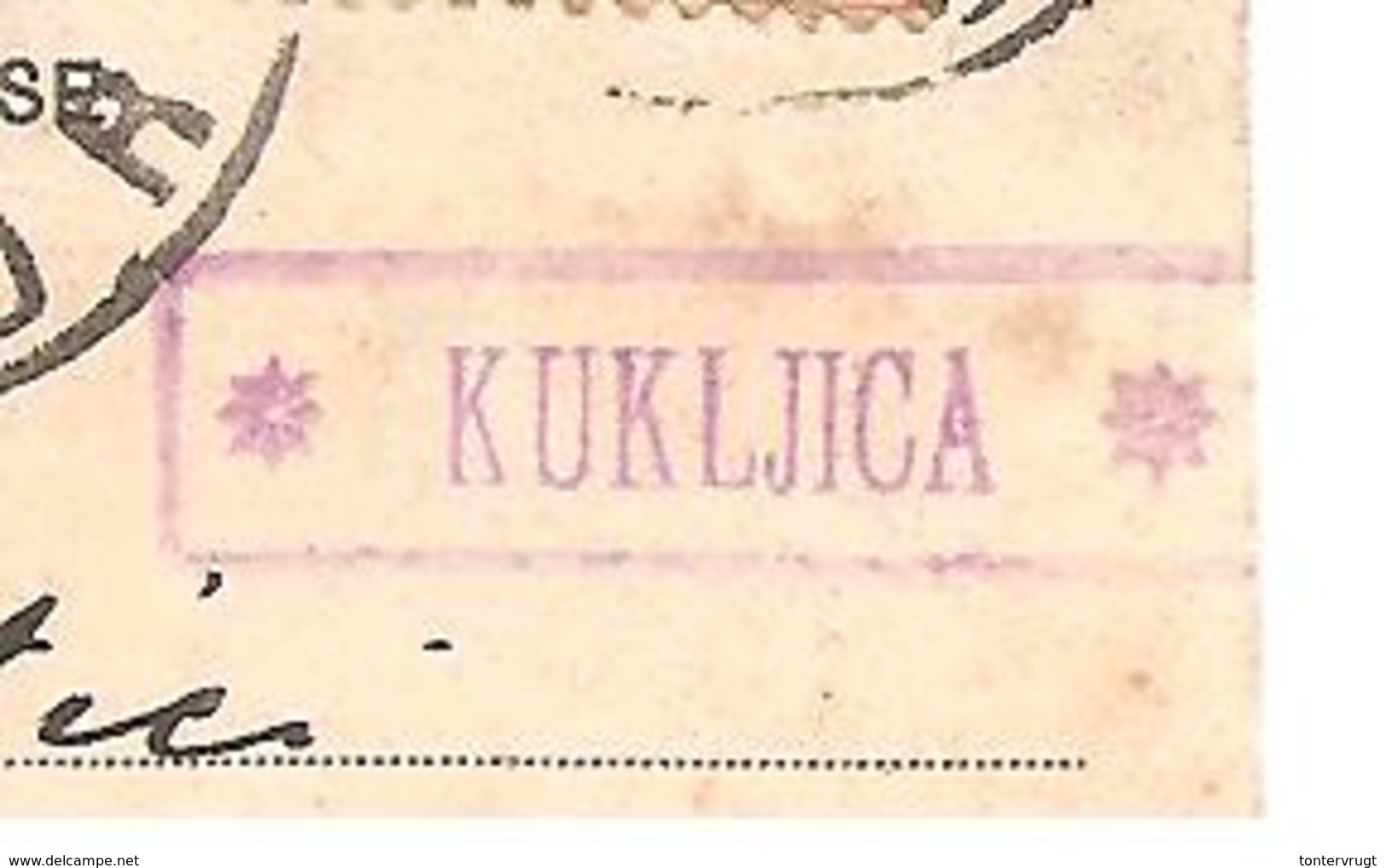 Kroatië-Austria. XKUKLJICAx  Near Zadar. POSTABLAGE 1910 - Kroatien