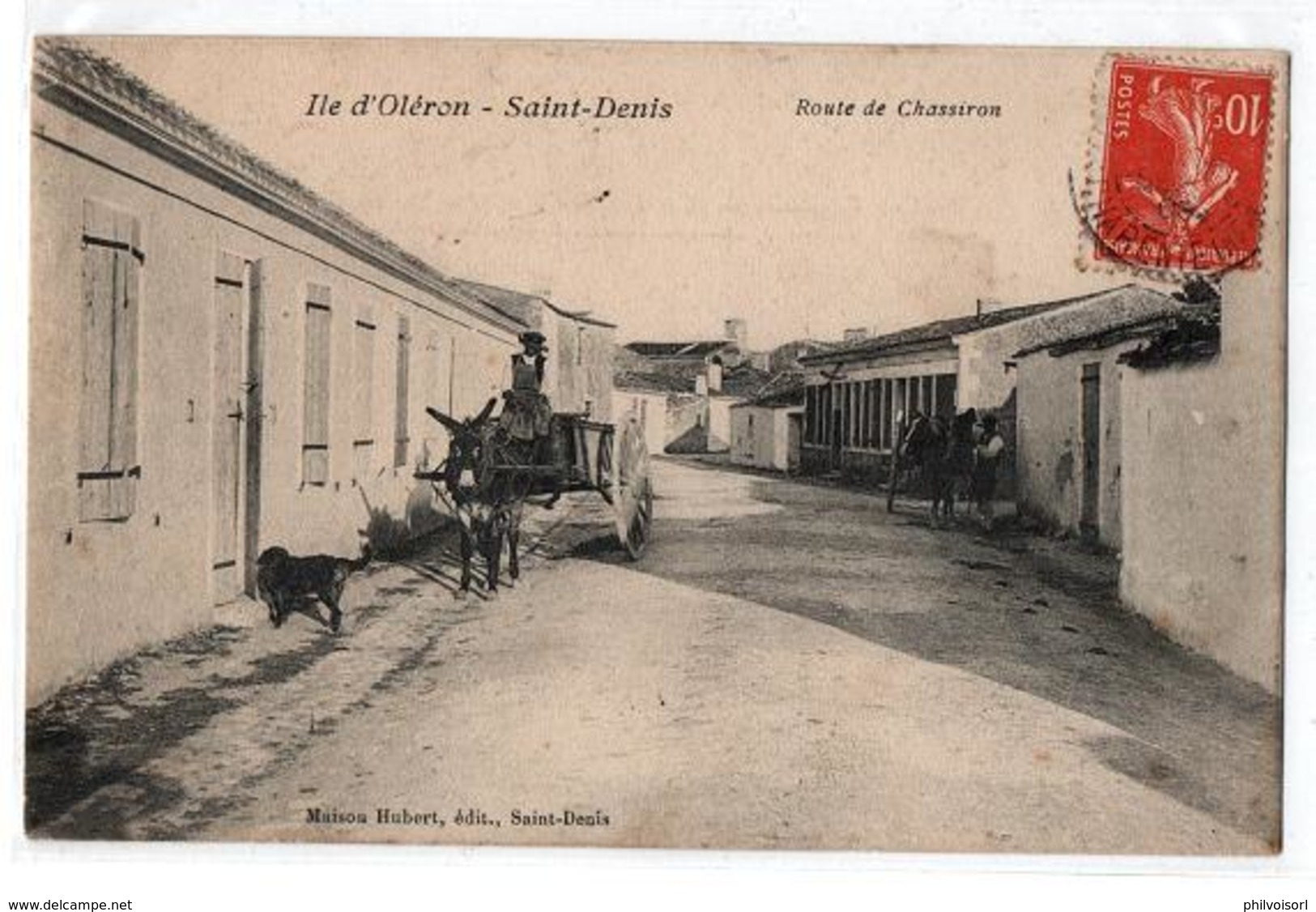 ILE D OLERON SAINT DENIS ROUTE DE CHASSIRON ANIMEE - Ile D'Oléron