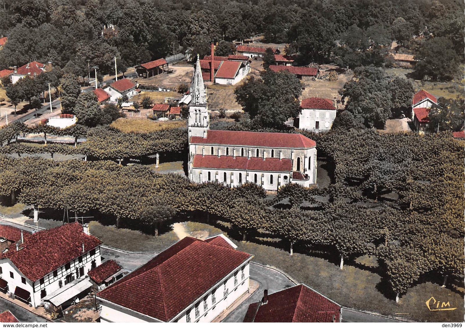 LABRIT - Vue Aérienne - L'Eglise - Labrit