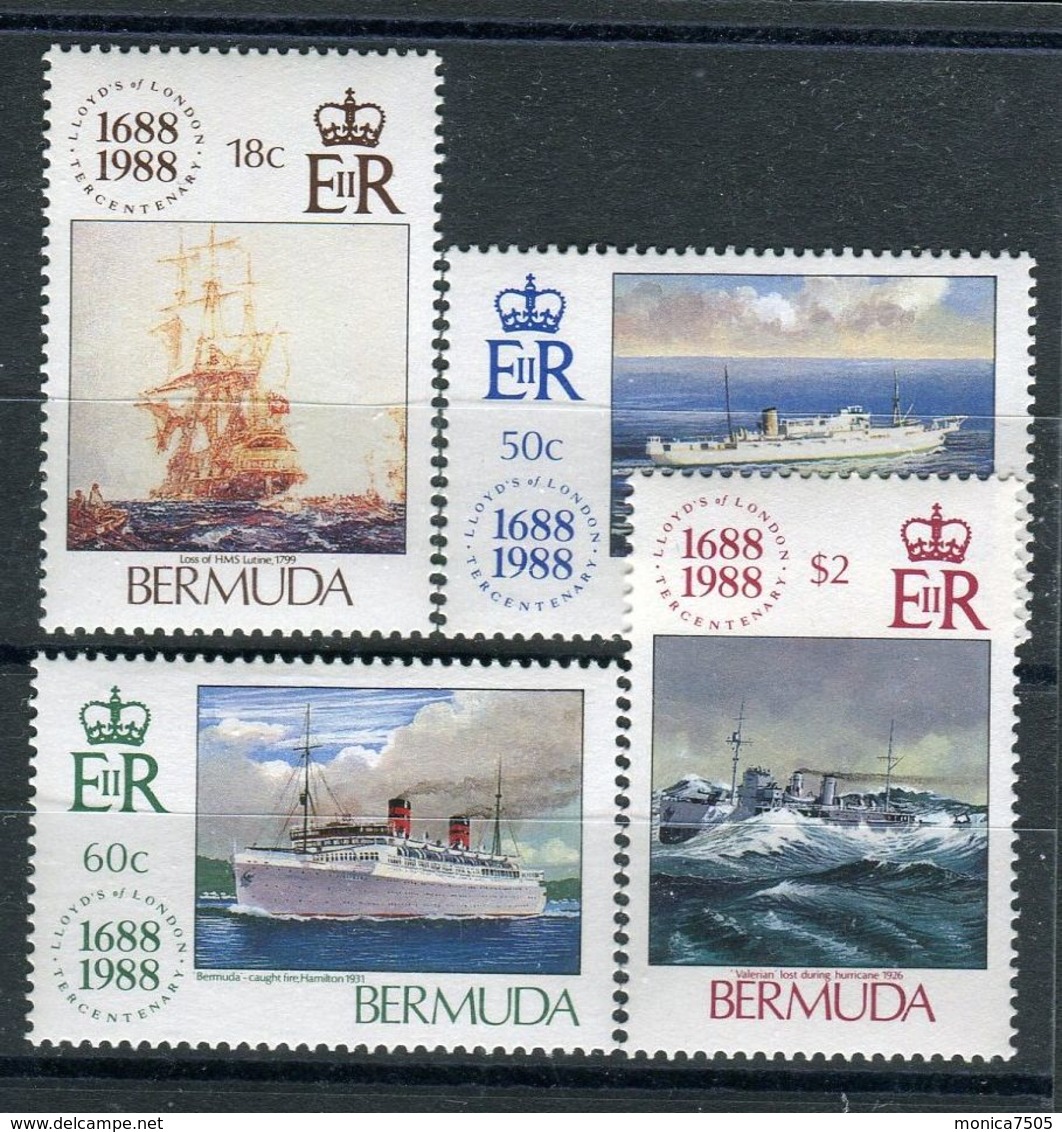 BERMUDES ( POSTE ) Y&T N°  529/532  TIMBRES  NEUFS  SANS  TRACE  DE  CHARNIERE , A VOIR . - Bermudes