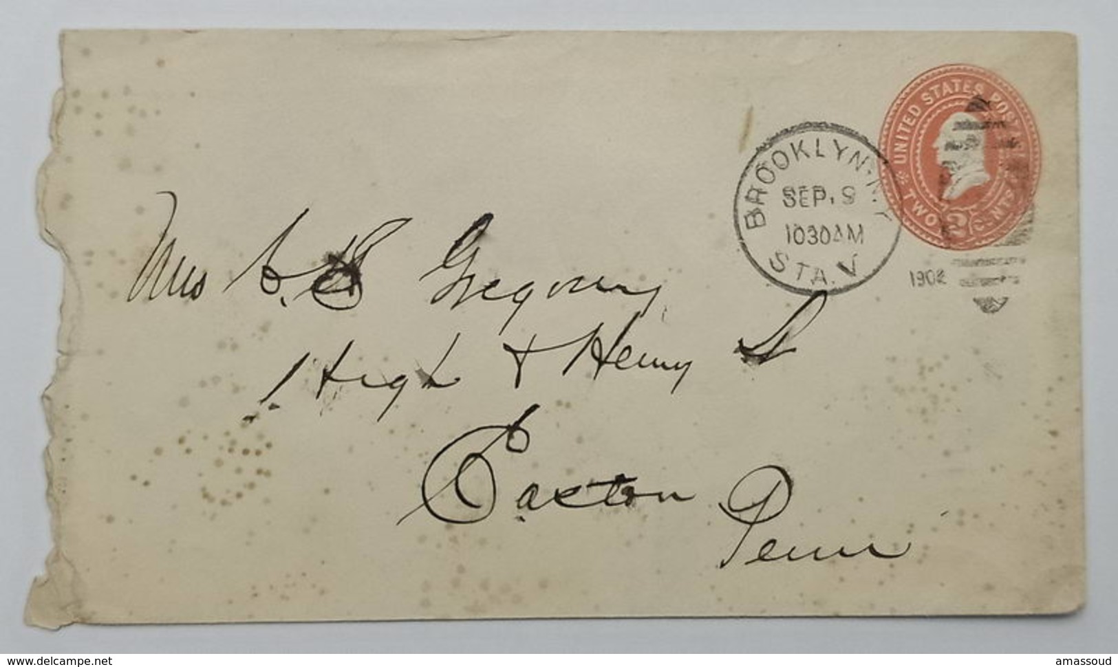 USA Stationary Postal History 1902 - ...-1900