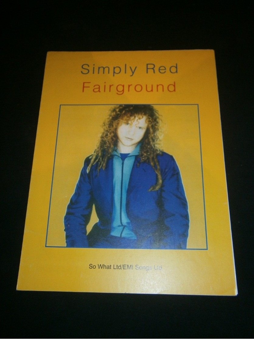 Sheet Music SIMPLY RED Fairground - Sonstige & Ohne Zuordnung