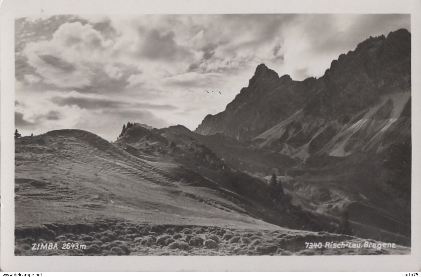 Autriche - Zimba - Montagne - Cachet Heinrich Hueterhütte - Refuge - Bludenz