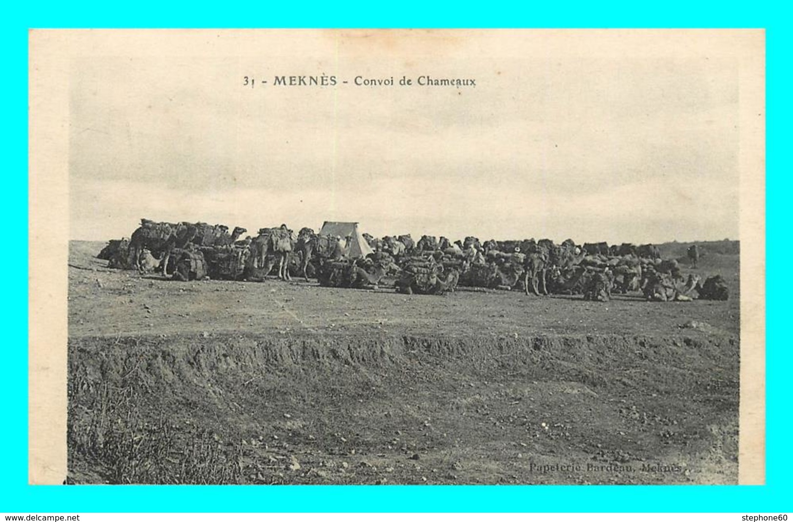 A737 / 381 Maroc MEKNES Convoi De Chameaux - Meknes