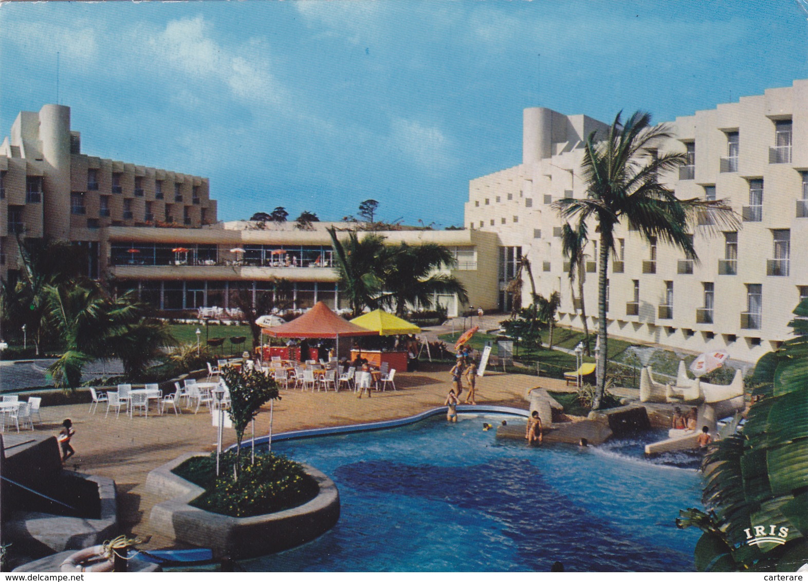 AFRIQUE,AFRICA,colonie Française,COTE D'IVOIRE,ABIDJAN,HOTEL,PISCINE - Costa De Marfil