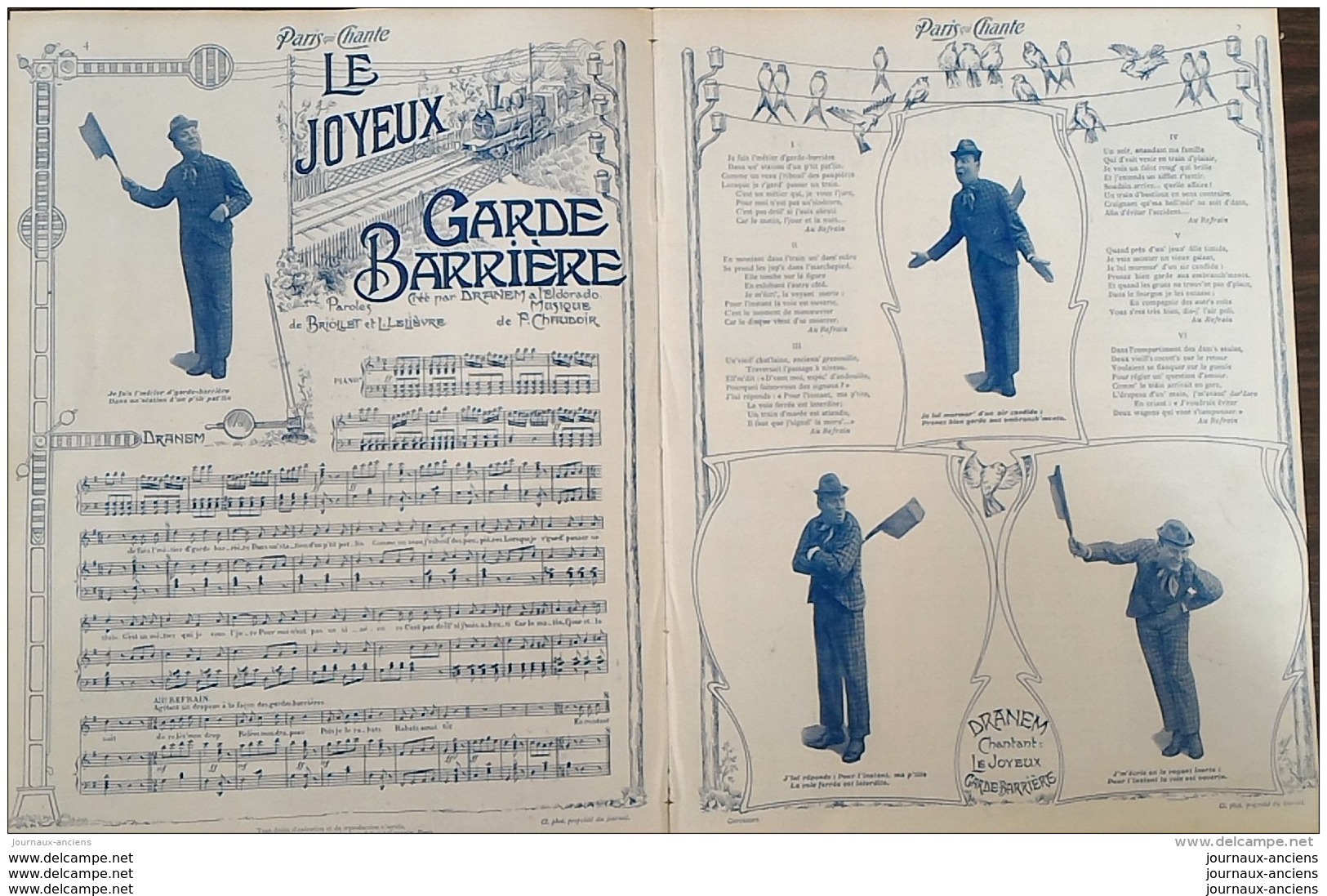 1904 PARIS QUI CHANTE - LE KIKAPOO LES ELKS - DRANEM - LA CHARLOTTE - V. LEJAL - BLONDINETTE DALAZA - MARCEL LEGAY