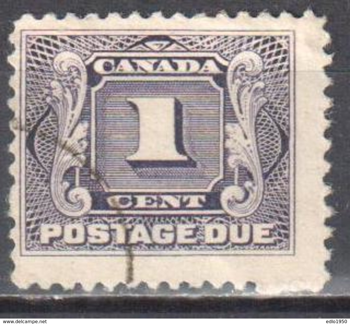 Canada 1906 - Postage Due - Mi.D1 - Used - Postage Due