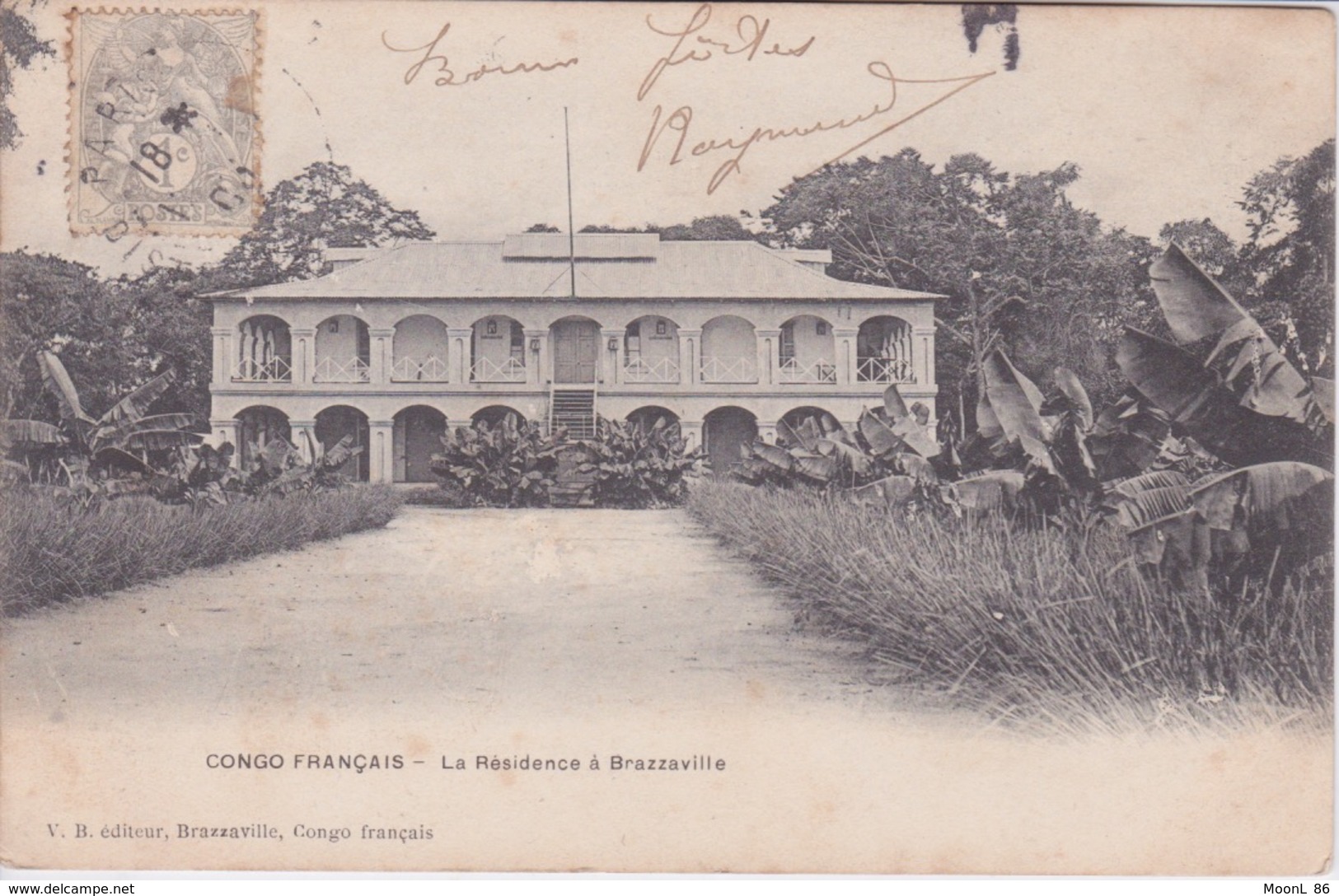 CONGO BRAZZAVILLE - CONGO FRANÇAIS - LA RESIDENCE A BRAZAVILLE - Congo Français