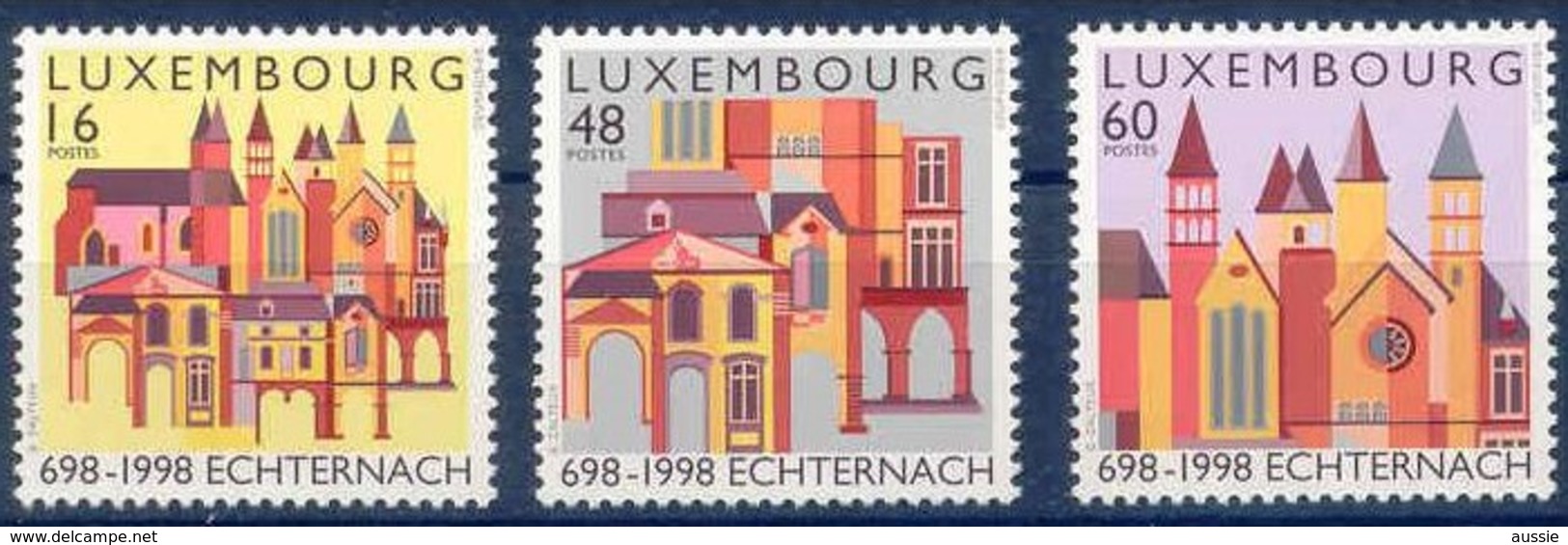 Luxembourg 1998 Yvertnr. 1404-06 *** Cote 9,25 Euro Echternach - Neufs