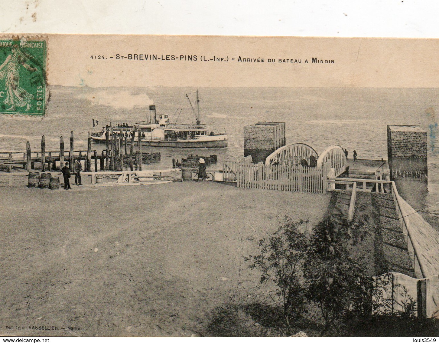 St - Nazaire -   Le  Monument  Américain  Et  La  Plage. - Saint Nazaire