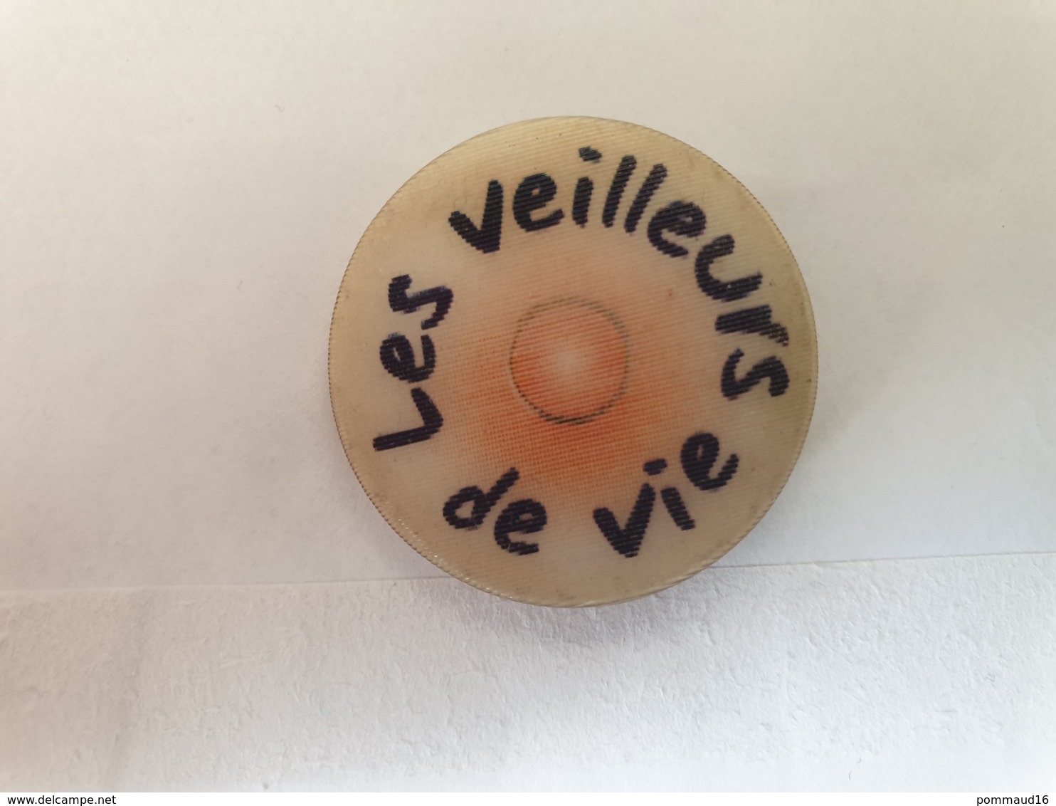 Badge à épingle Les Veilleurs De Vie - Autres & Non Classés