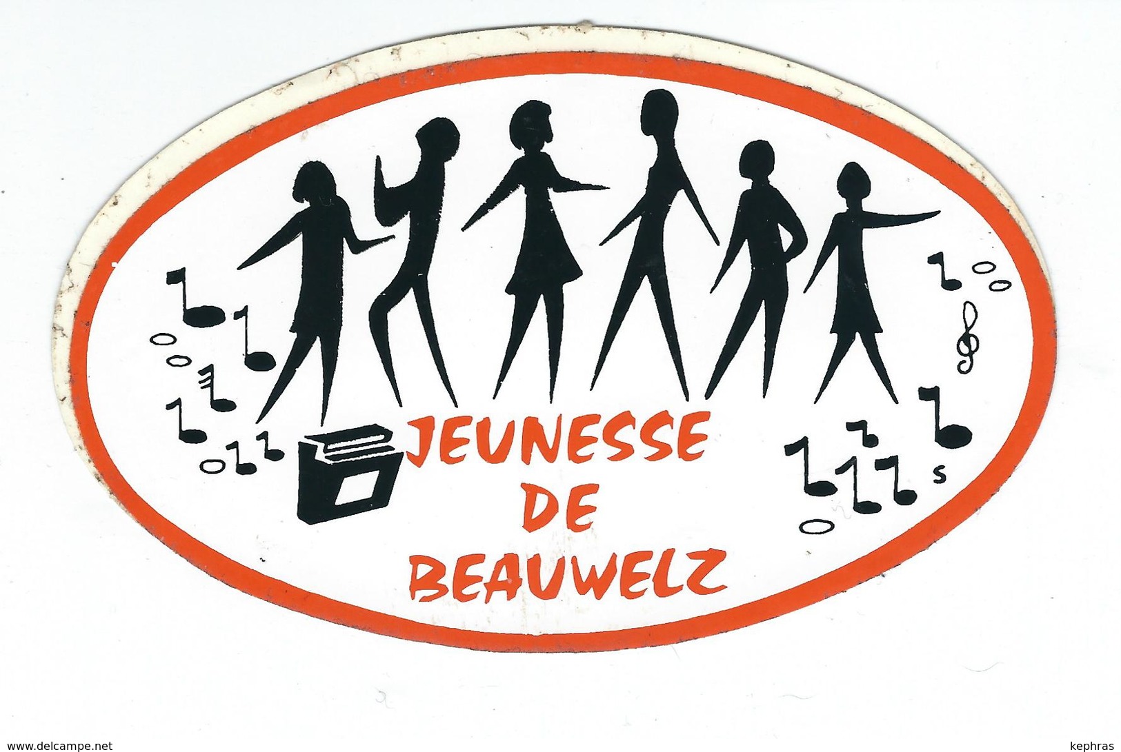 BEAUWELZ - Autocollant - La Jeunesse - Momignies