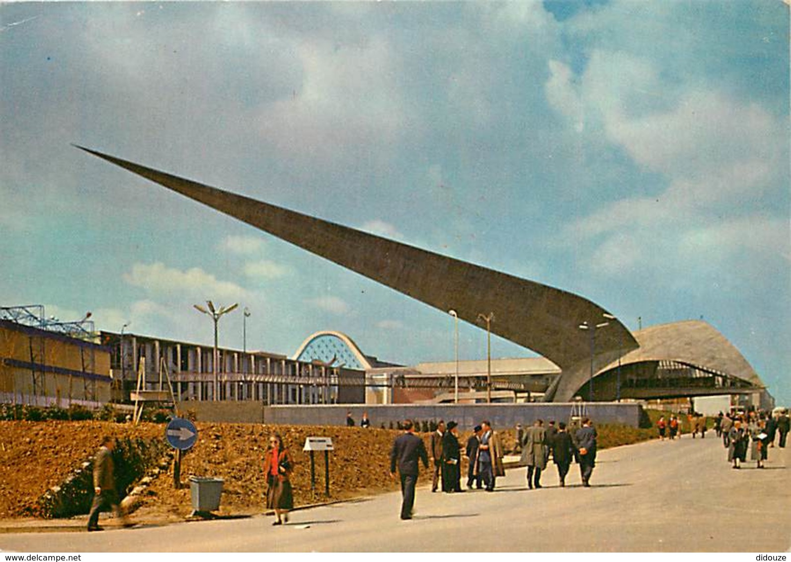 Belgique - Bruxelles - Brussel - Exposition Universelle Et Internationale De Bruxelles 1958  - La Flèche Du Génie Civil - Expositions Universelles