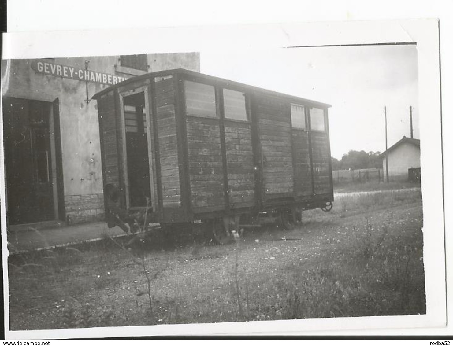 Photo Format  - Thème Transport - Wagon à Gevrey Chambertin - 21 - Côte D'Or - Treni